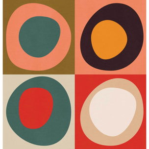 Papier peint panoramique Bauhaus audacieux  Intissé