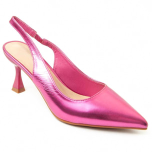 Zapato de tacón - Rosa - Altura: 8 cm