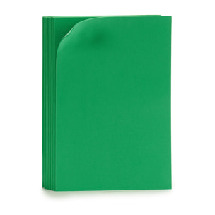 Set di 10 fogli in gomma eva 20x30 cm.