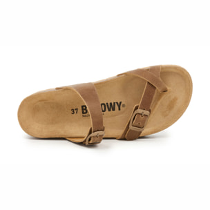 Sandalia plataforma BILLOWY MARRON