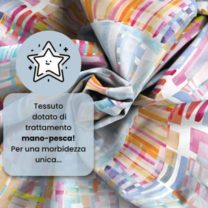 COMPLETO LETTO FASHION, 100% Microfibra, No Stiro - FRANCIS
