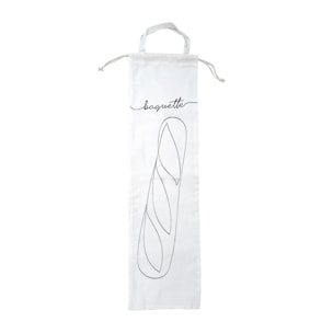 Sac de conservation pour baguette de pain en coton Fackelmann Nature