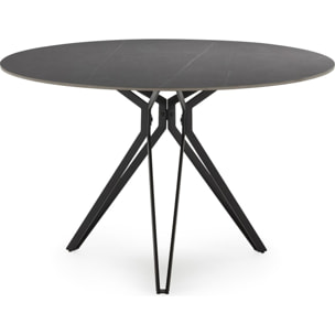Table à manger ronde en céramique 4 pers. - CUMA