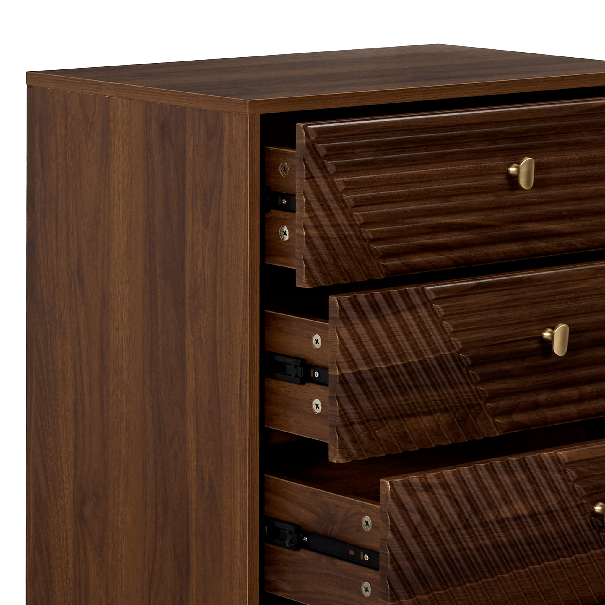 Commode - HOME DECO FACTORY - Tiffany - Rétro-chic - Marron