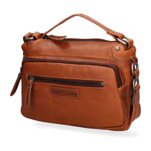 Borsa a tracolla  da uomo In Vera pelle Made in Italy 26x19x10 cm