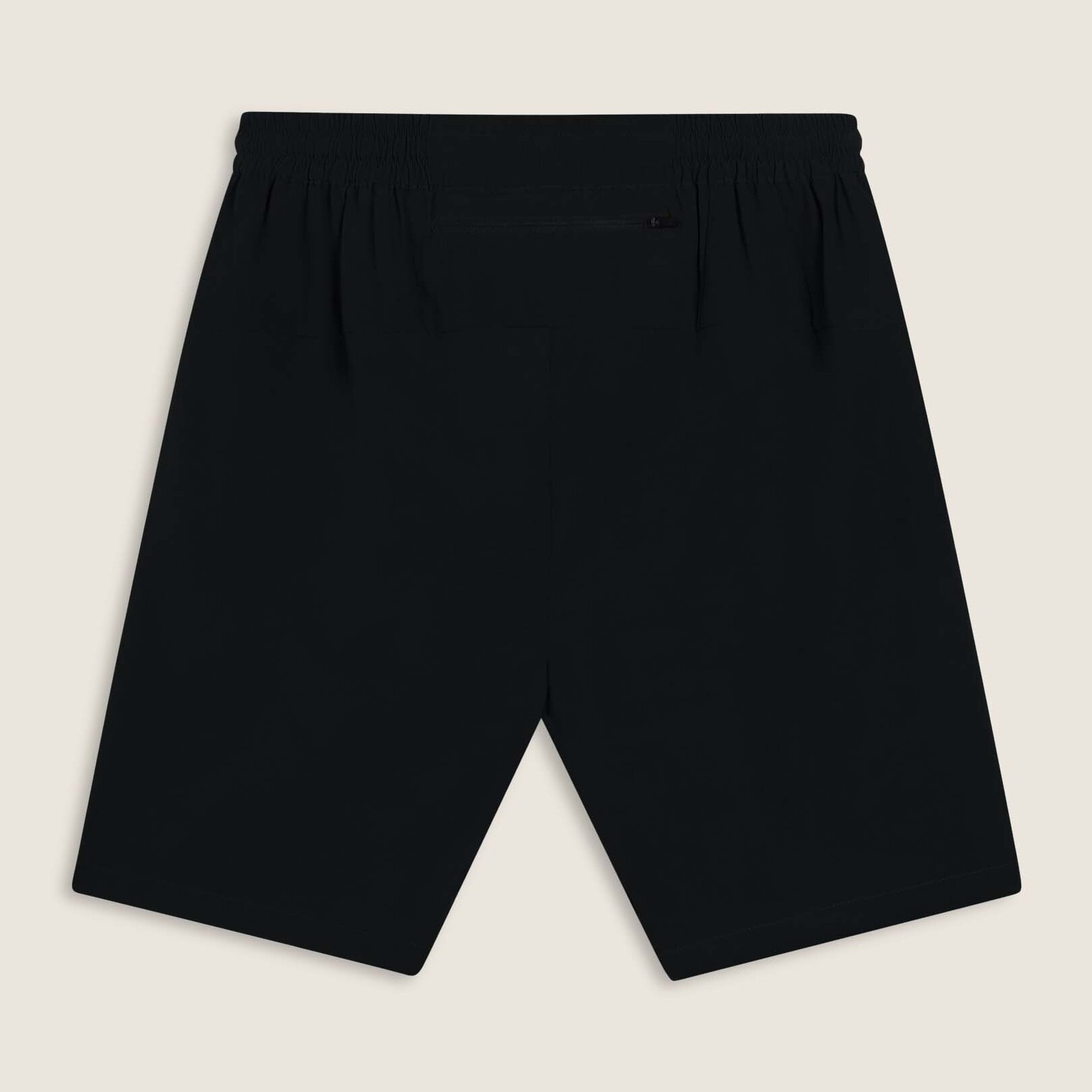 Shorts slim con tasche zip e coulisse in vita