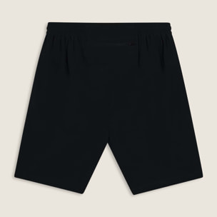 Shorts slim con tasche zip e coulisse in vita