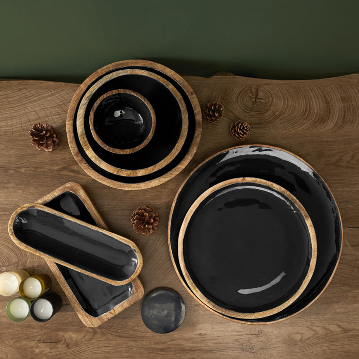 Dessous Assiette Manguier Noir D35cm