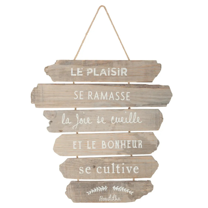 Déco murale "Andy" à suspendre 28x38cm