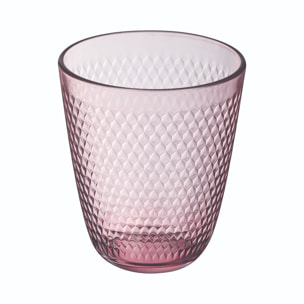 6 Verres mauves 31 cl Pampille Color