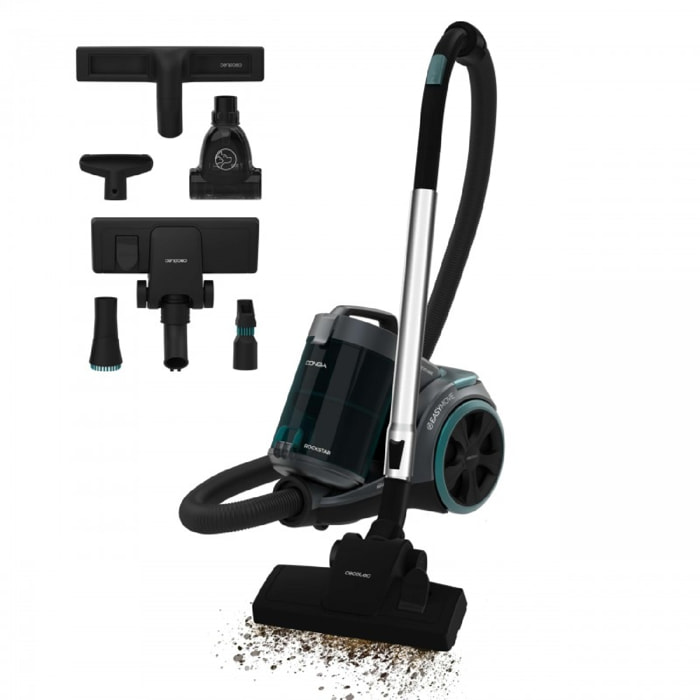 Cecotec Aspirateur-traîneau sans sac Conga Rockstar Multicyclonic XL PowerStyle