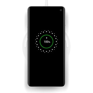 Chargeur induction BELKIN sans-fil 10W Pad (avec chargeur) blanc