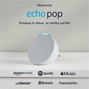 Assistant vocal AMAZON Echo Pop Blanc