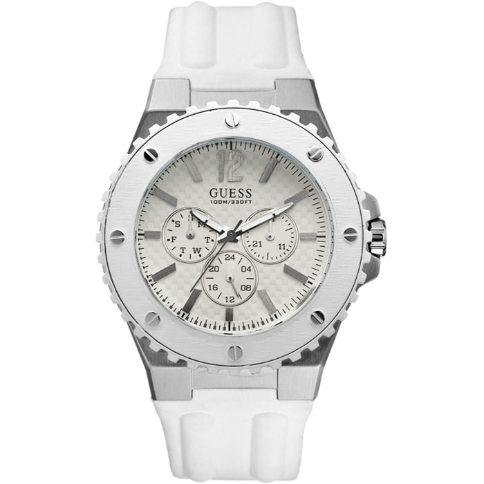 Reloj Guess W10603G1 Mujer Analogico Cuarzo con Correa de Caucho