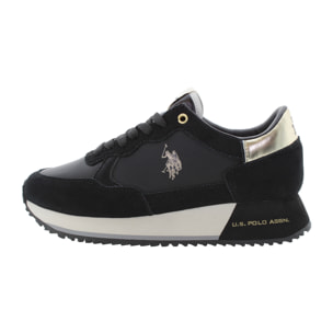 U.S. Polo Assn. - Sneakers SACHA005WDSN2 in camoscio per donna