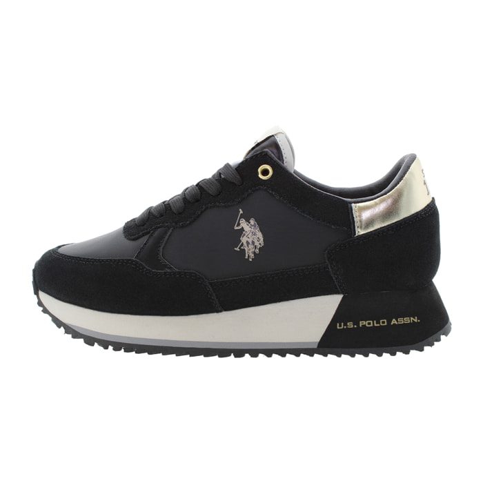 U.S. Polo Assn. - Sneakers SACHA005WDSN2 in camoscio per donna