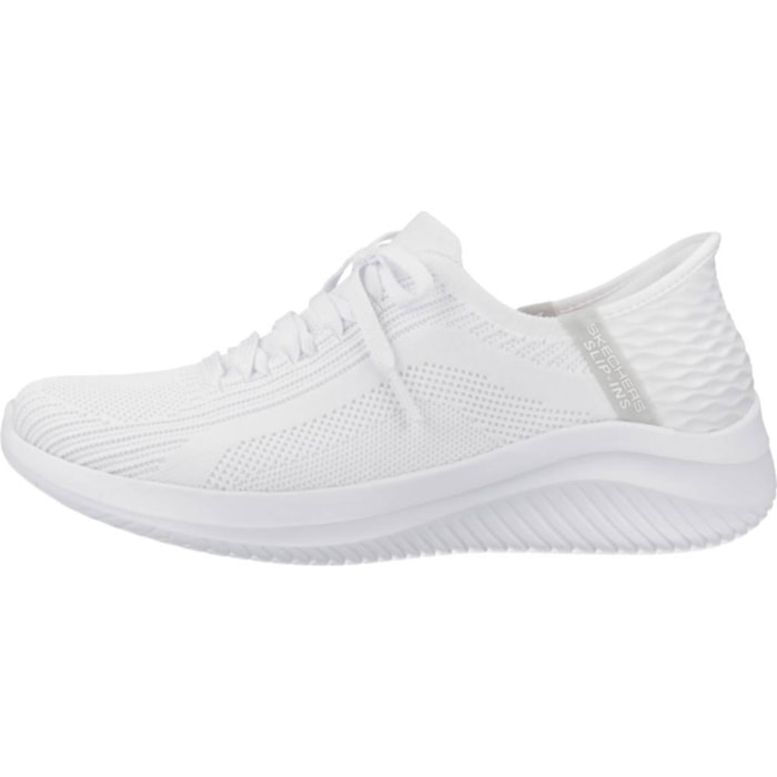 Sneakers De  Mujer Slip-ins: Ultra Flex 3.0 Tonal Stretc Blanco