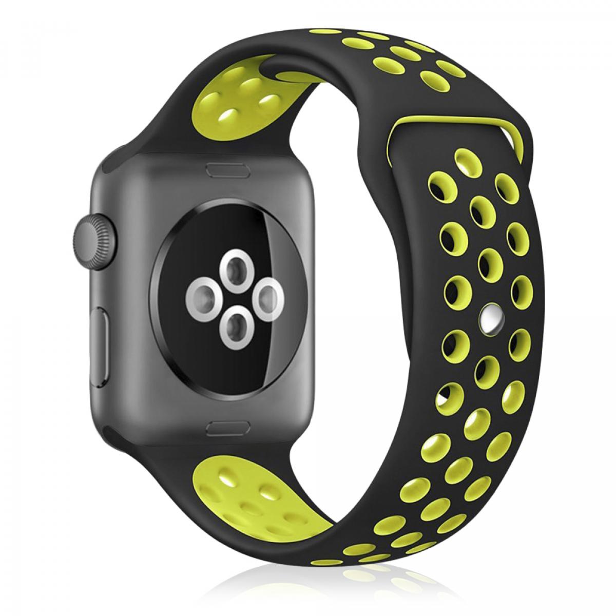 Correa deportiva de silicona Compatible con Apple Watch de: 38/40/41mm Talla M/L