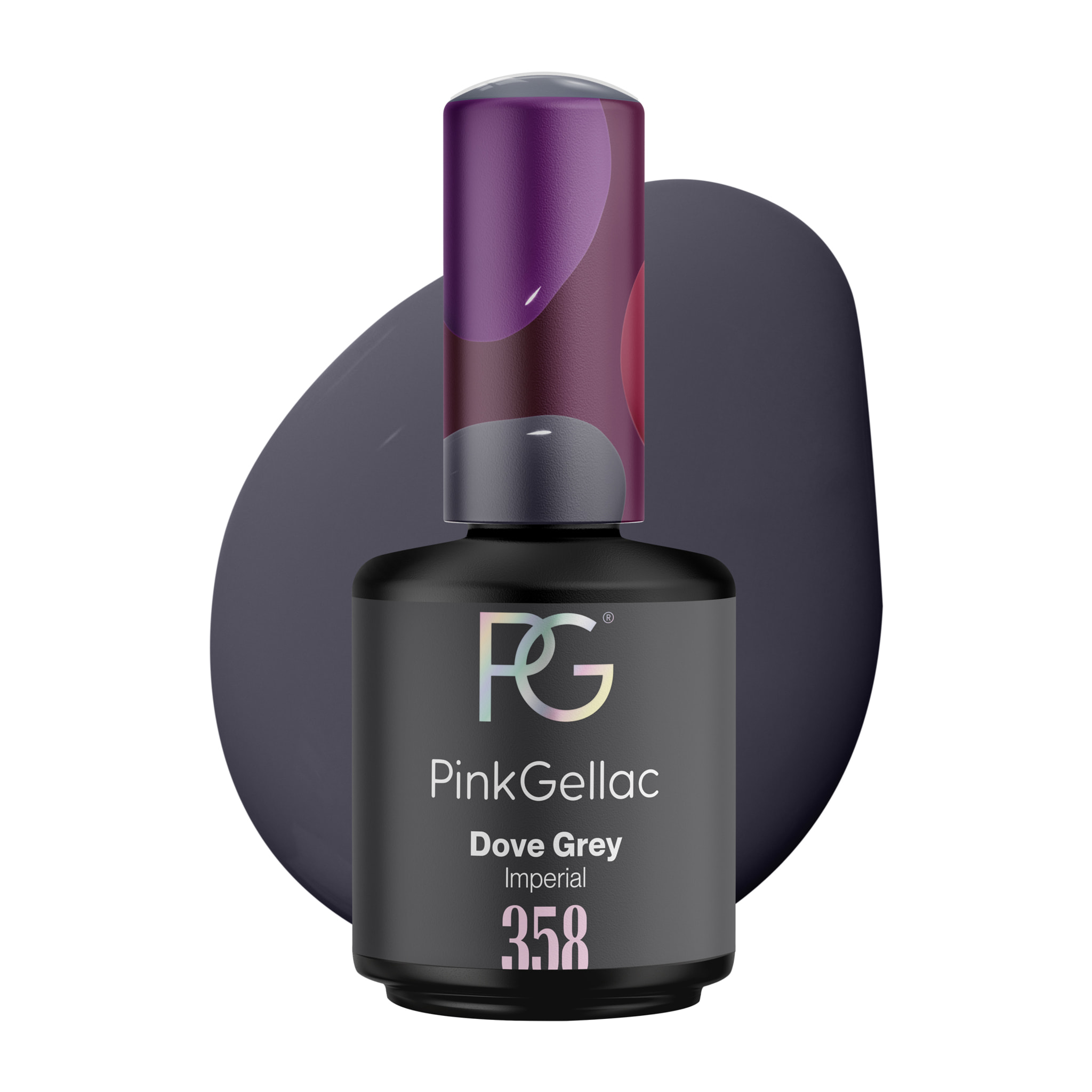 Vernis semi-permanent - 358 Dove Grey - 15 ml