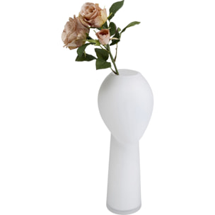 Vase Cabeza blanc 40cm Kare Design