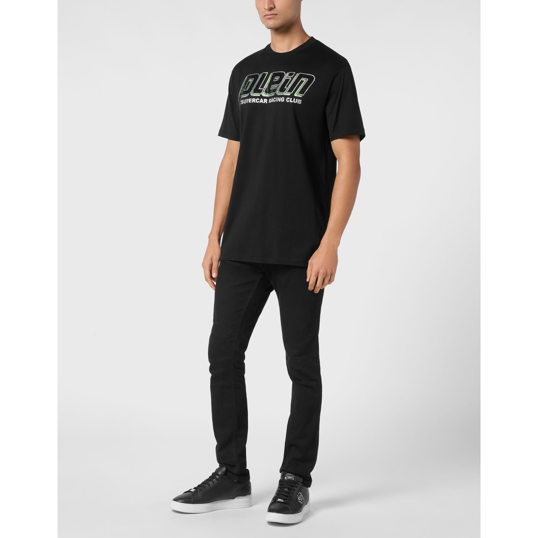 PHILIPP PLEIN Maglietta a girocollo RACING