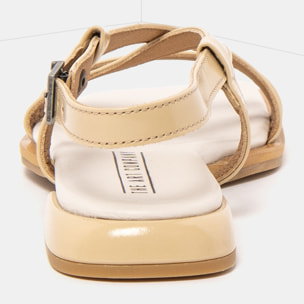 Sandalias 2001 NAPPA SHINNY CHAMPAGNE / BERGAMO color Champagne