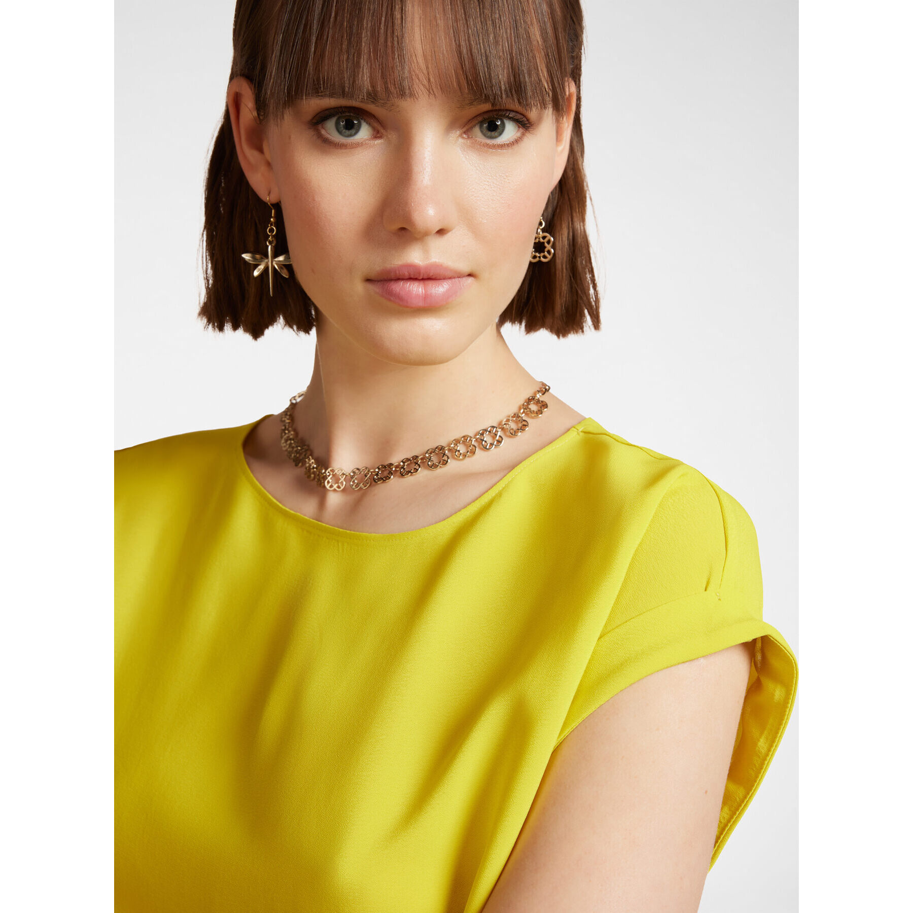 Elena Mirò - Blusa viscosa - Amarillo