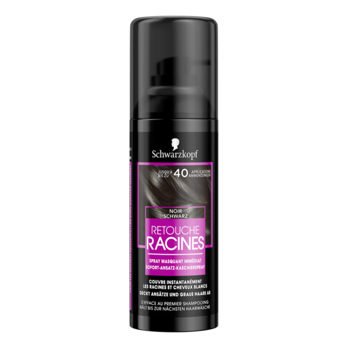 Retouche Racines - Spray Masquant Temporaire - Noir