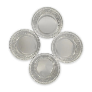Lot de 10 ramequins en aluminium 4 x 9 cm Fackelmann