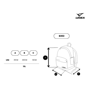 Zaino da palestra e tempo libero Procida