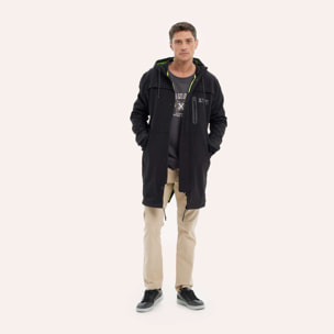 Parka MUNICH rain lifestyle de poliéster negro