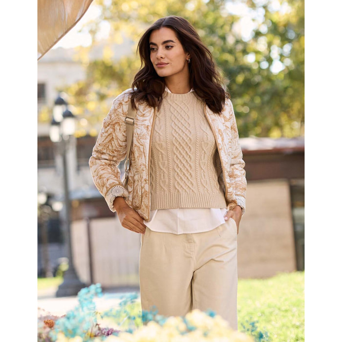 Chaleco Beige - Lapica