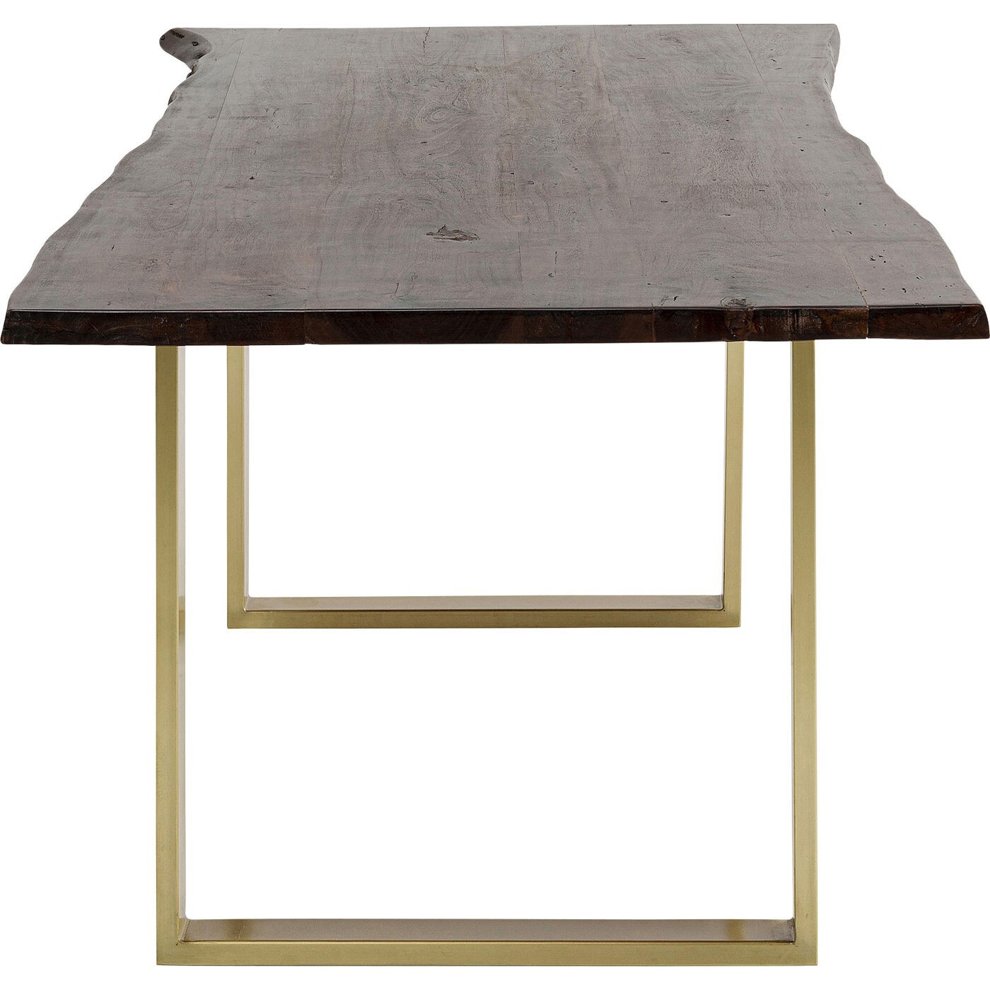 Table Harmony noyer laiton Kare Design