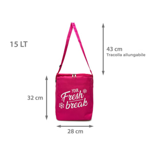 Borsa Termica Mare Spiaggia Fresh Break 15L