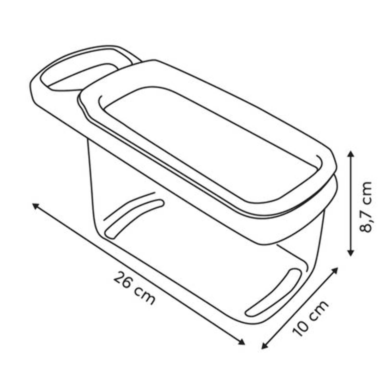 Râpe Colors 4 lames et bac récupérateur