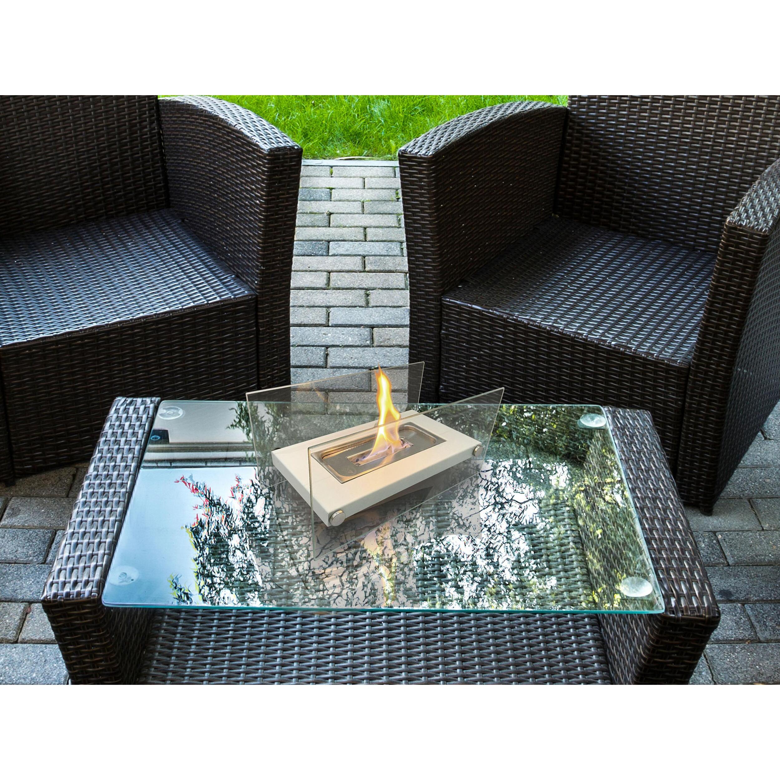 Chimenea de sobremesa de etanol en metal ONIROS W PURLINE 1000 W