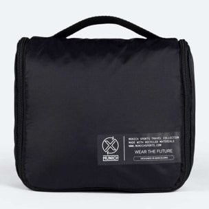 Neceser negro de poliéster reciclado MUNICH GATE X-39 TOILETRY