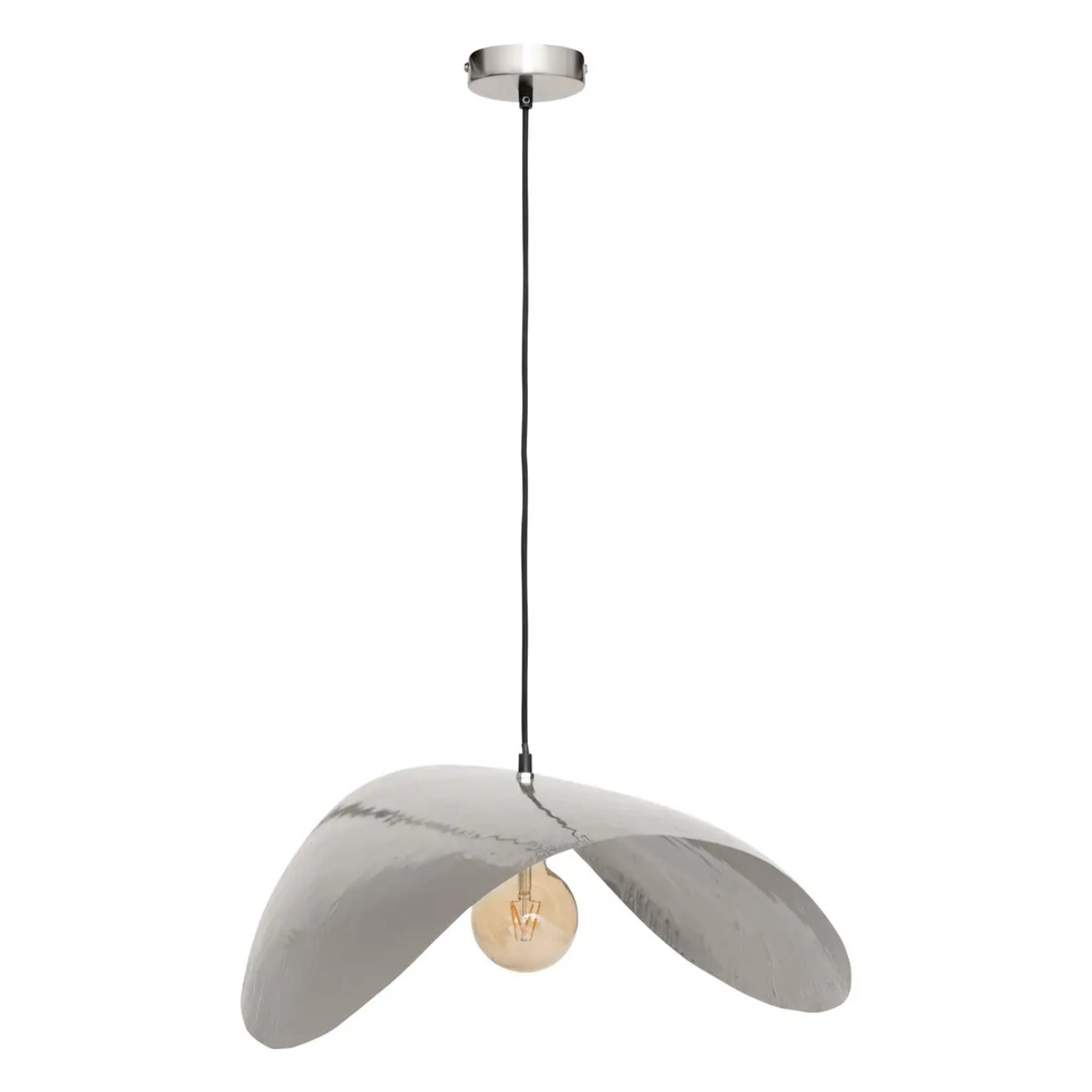 Suspension Arlo argent H128cm