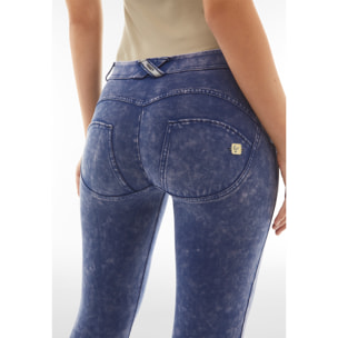 Pantaloni push up WR.UP® 7/8 superskinny effetto bleached