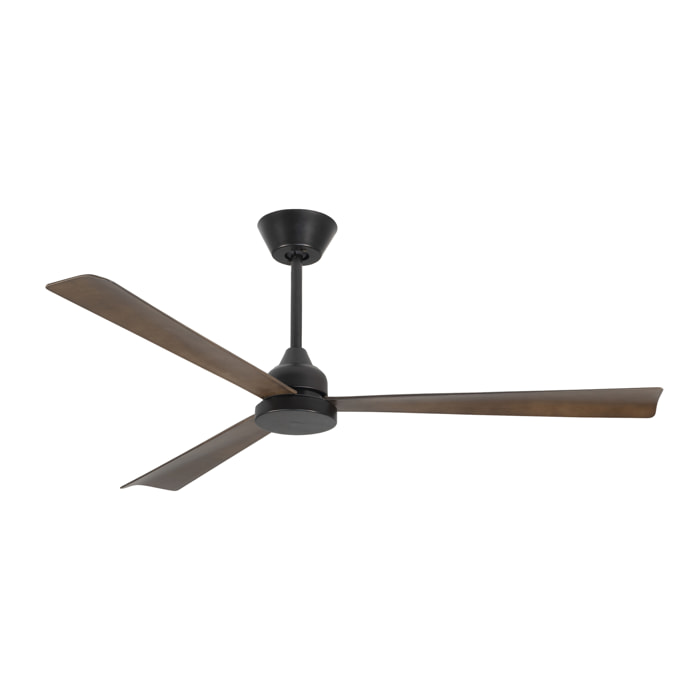 Forlight - Ventilador Shadow Ø1320mm Acero, Plástico Marrón, Opal