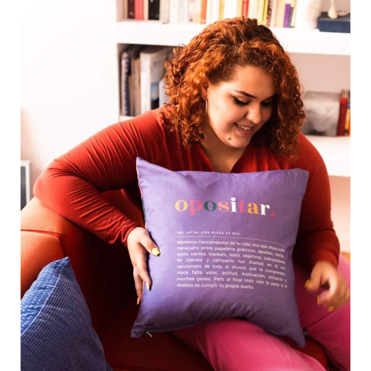 Funda de Cojín "Opositar"