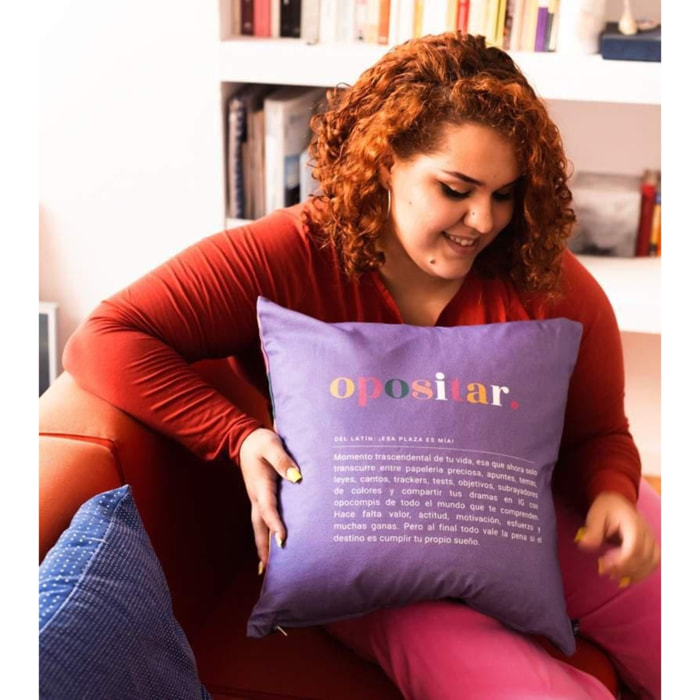 Funda de Cojín "Opositar"
