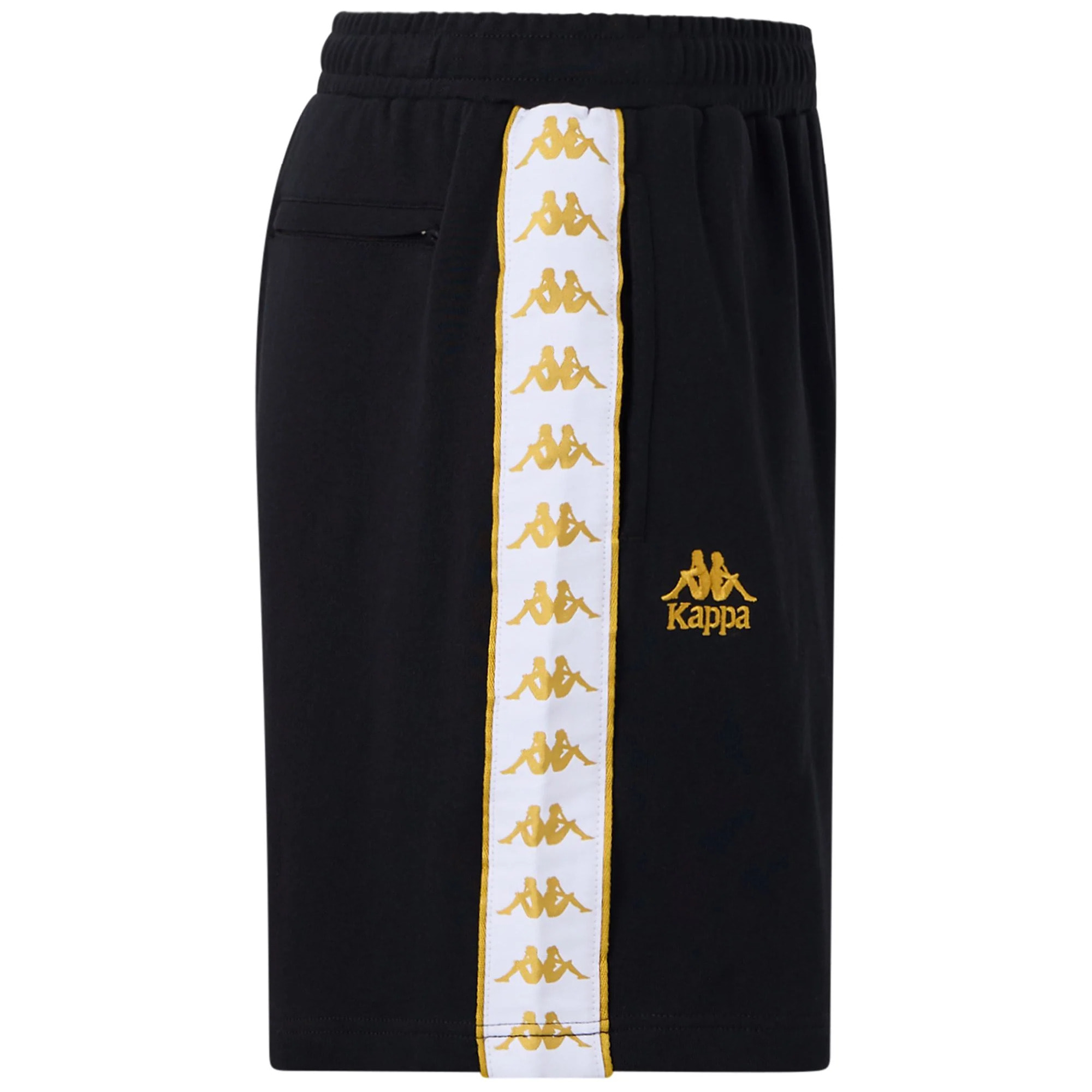 Kappa - Pantaloni Corti Uomo Nero - 222 Banda Oviedo