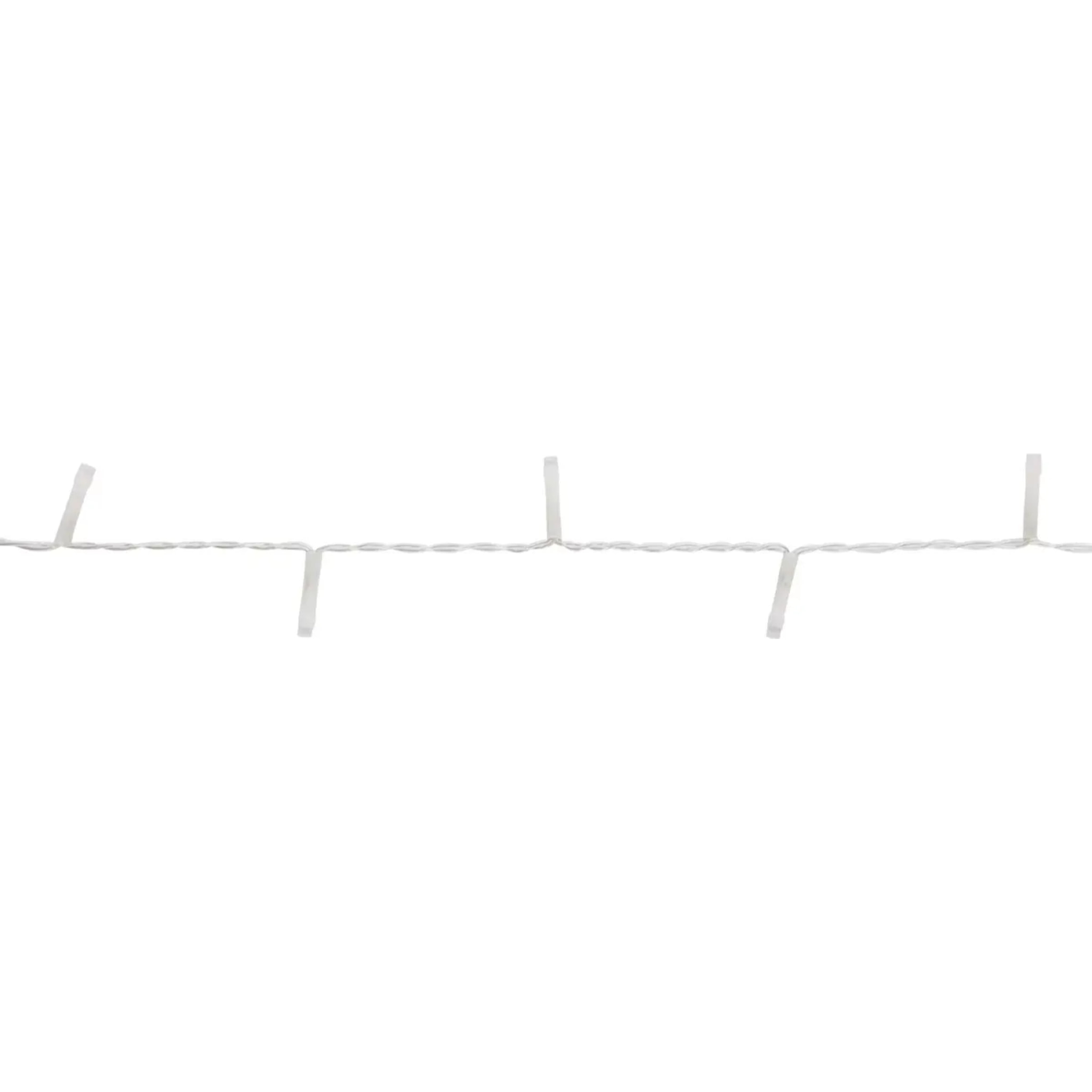Guirlande lumineuse d'extérieur 5 m 67 LED fil transparent 13 fonctions avec minuteur sur secteur