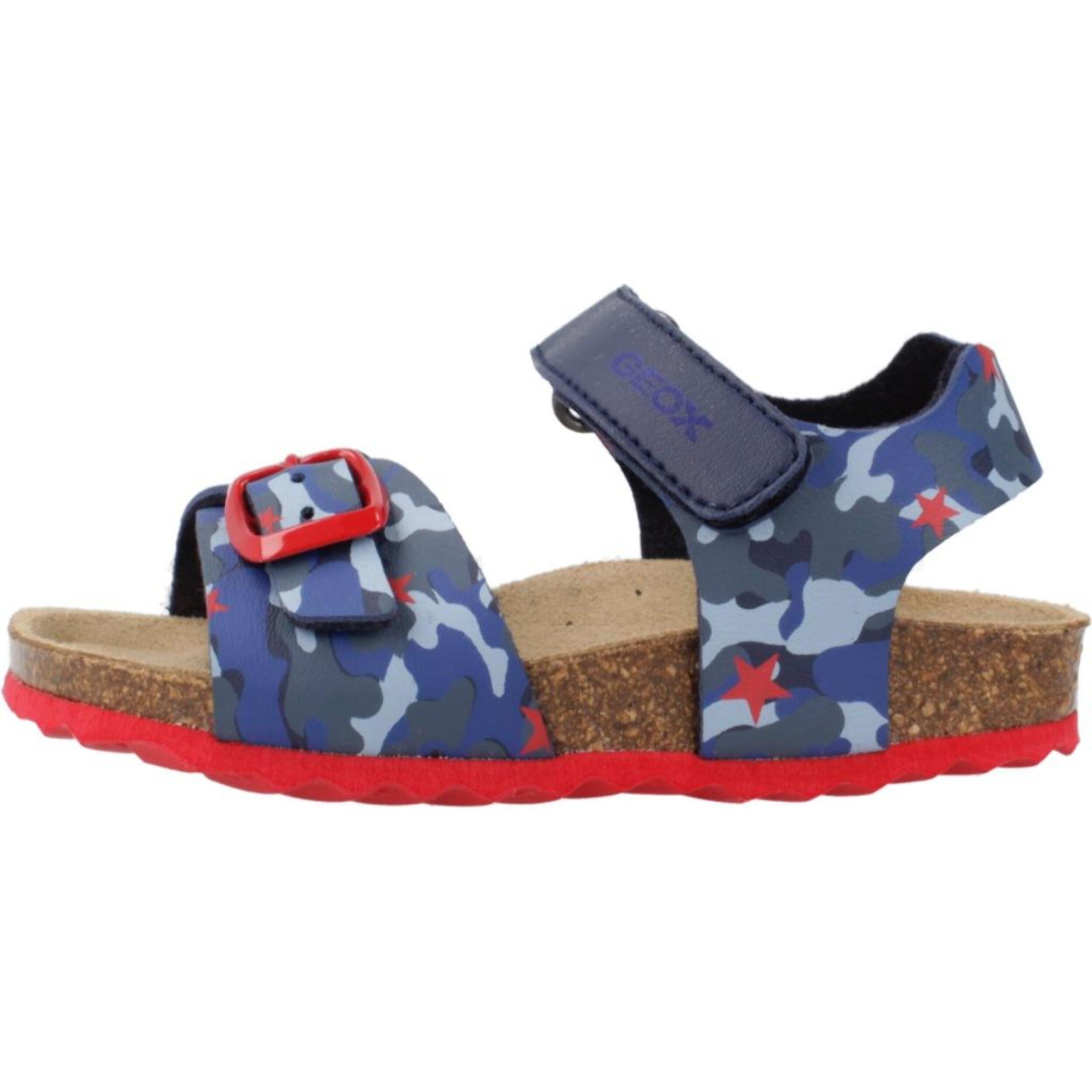 Sandalias Niño de la marca GEOX  modelo B SANDAL CHALKI BOY AZUL
