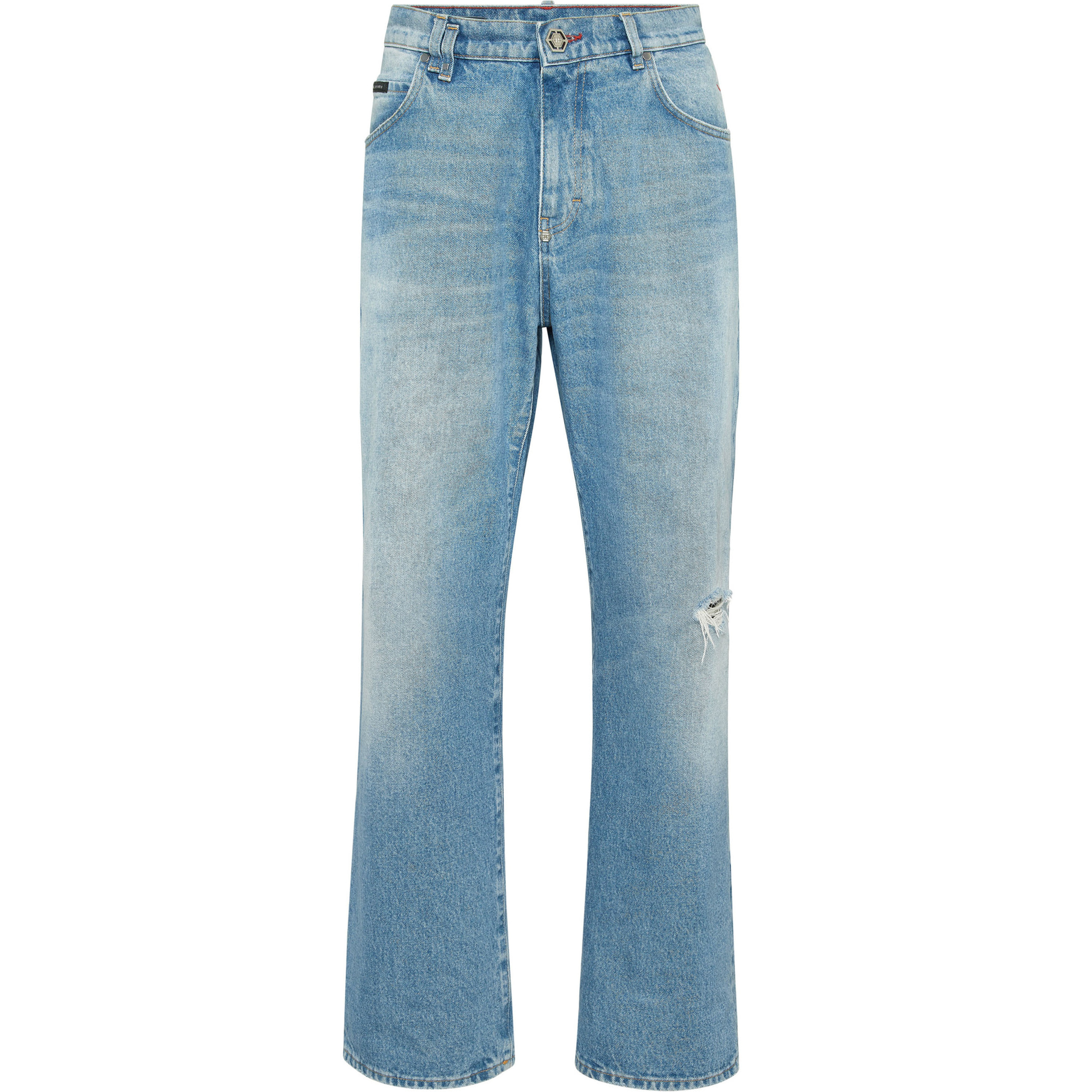 PHILIPP PLEIN Pantalones cortos vaqueros SIGNATURE