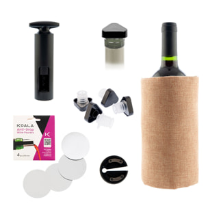 Apérifun - Set exploration 4 pièces pour la dégustation des vins - Jute