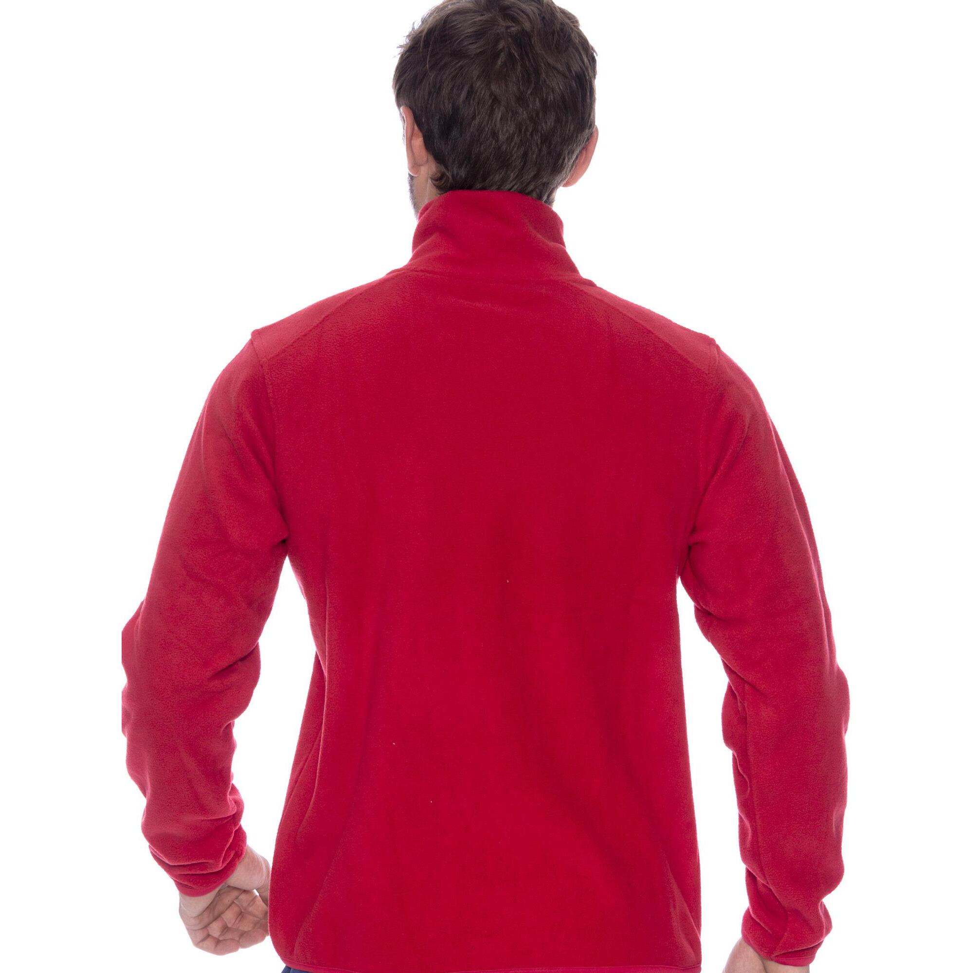 Leone 1947 Apparel Chaqueta de hombre Micro Polar, con cuello alto y media cremallera