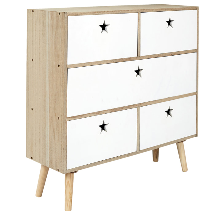COMMODE LIKE A STAR BLANC