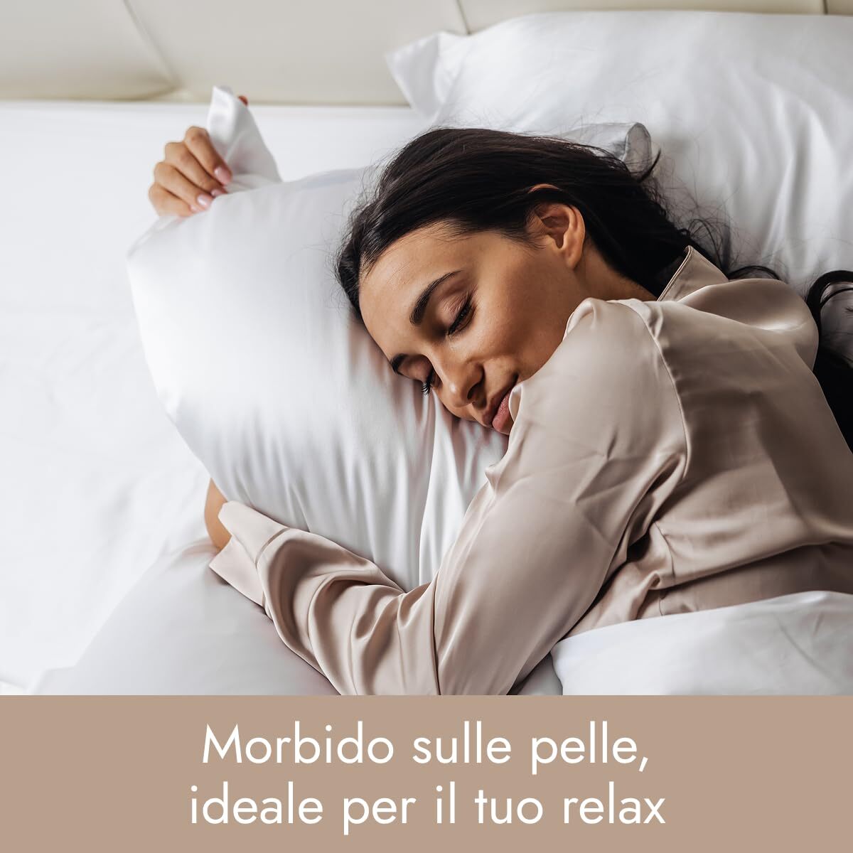 Intrecci Home Lenzuolo con Angoli, Lenzuolo Sotto in Raso di Puro Cotone Satin,Made in Italy, Morbidezza Suprema, Elegante e Confortevole, Tinta Unita